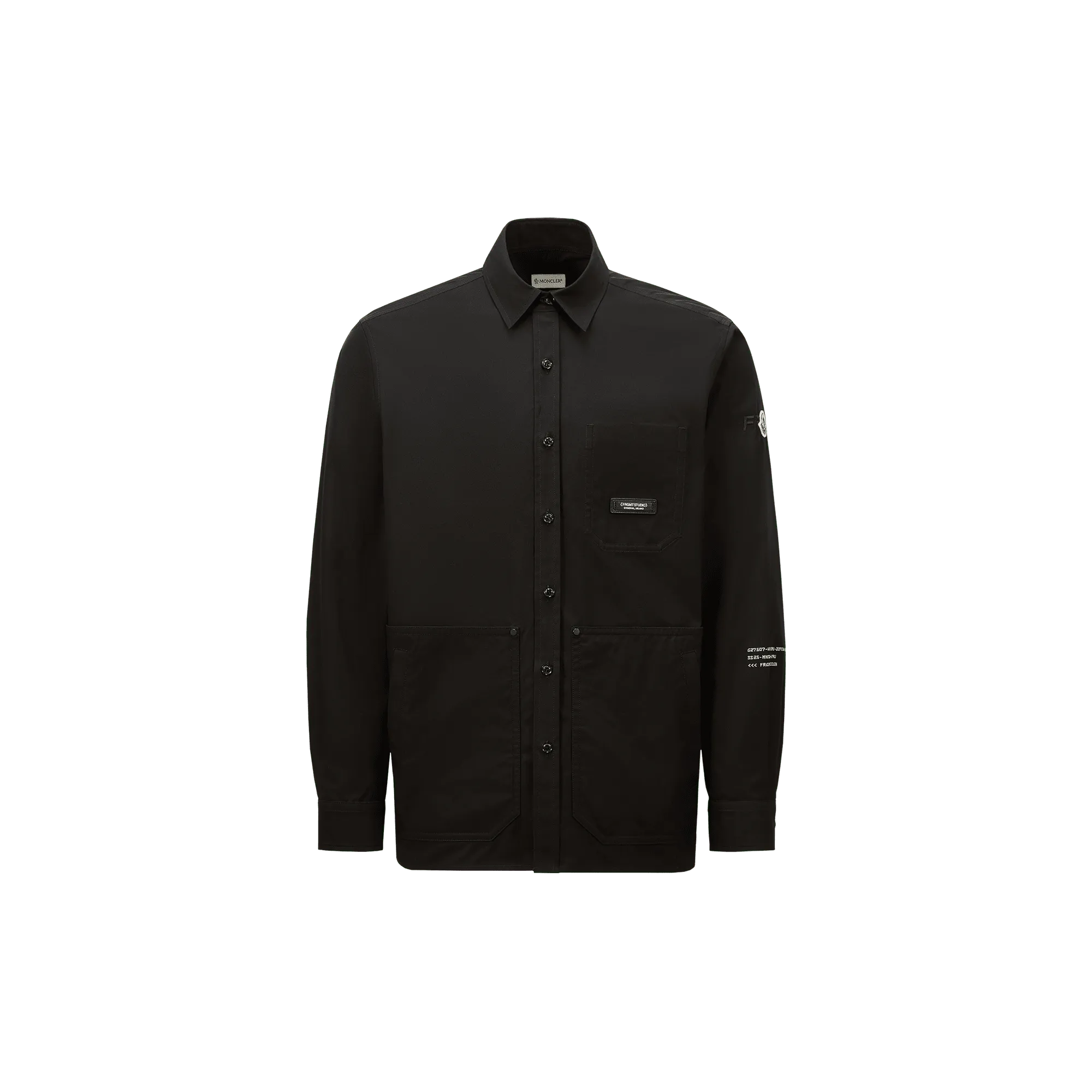 Black Moncler x FRGMT Embroidered Long Sleeve T-Shirt